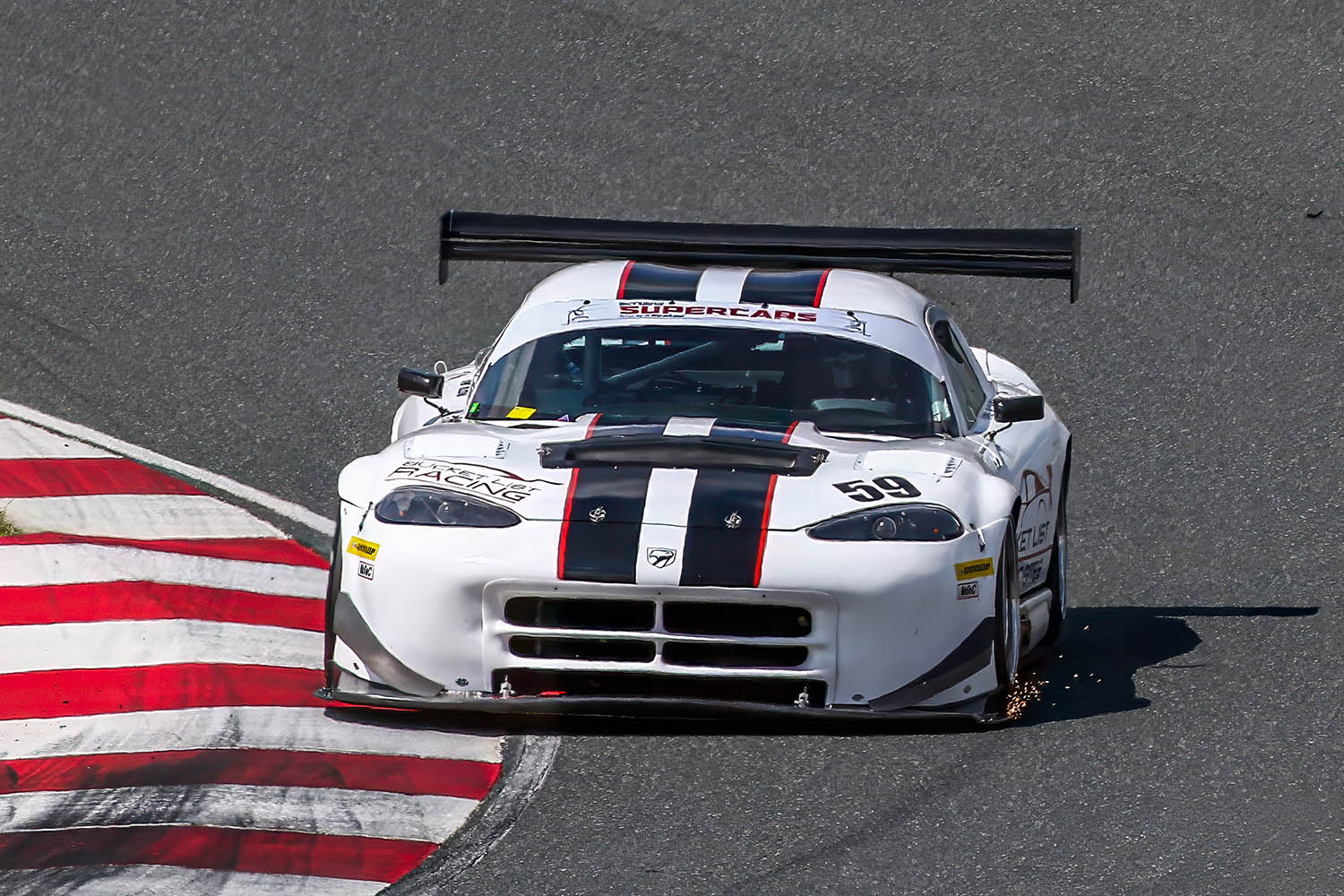 Kris Budnick in his Dodge Viper