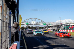 Extreme SuperCars head for the start at Killarney